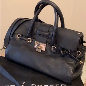 Jimmy Choo satchel /tote bag w handle & straps